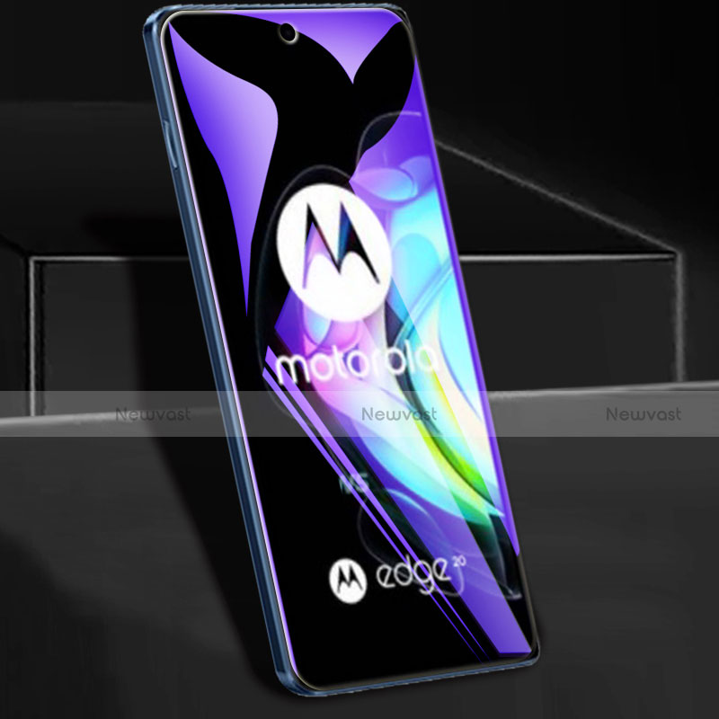 Tempered Glass Anti Blue Light Screen Protector Film for Motorola Moto Edge 20 Pro 5G Clear