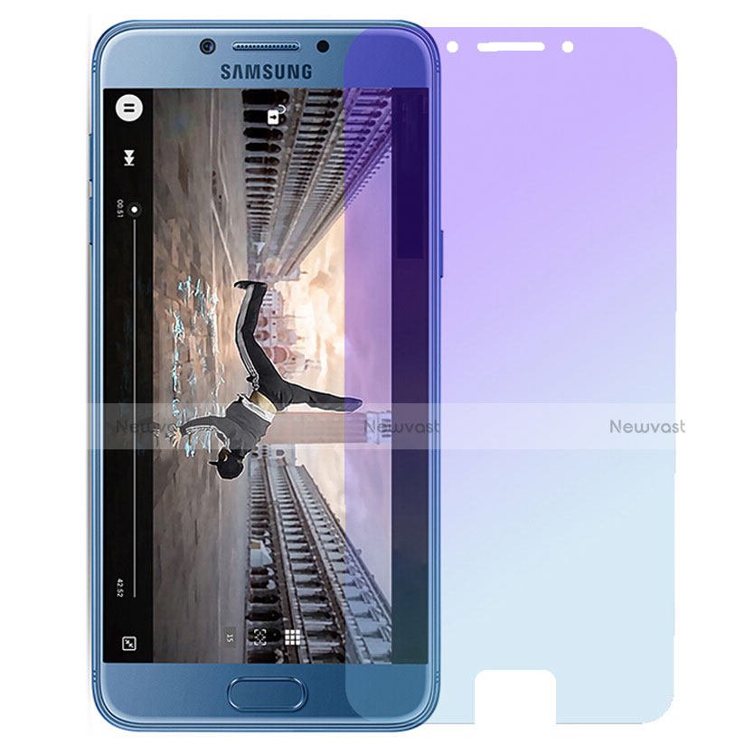Tempered Glass Anti Blue Light Screen Protector Film for Samsung Galaxy C5 Pro C5010 Blue