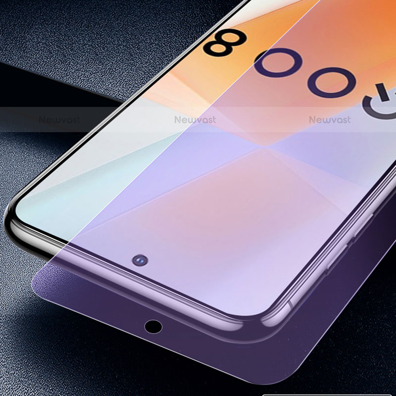 Tempered Glass Anti Blue Light Screen Protector Film for Vivo iQOO 8 5G Clear