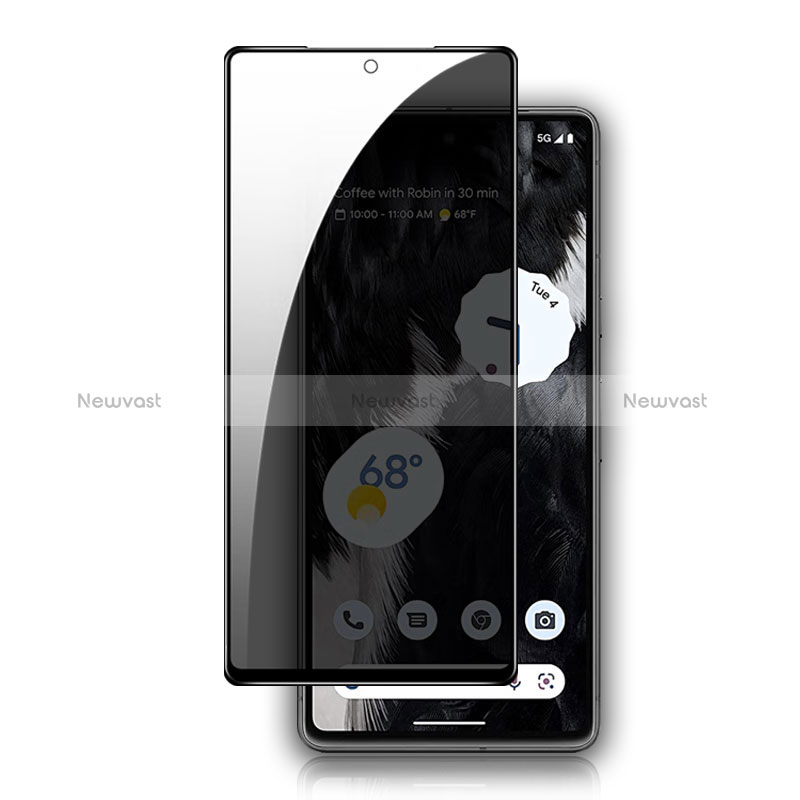 Tempered Glass Anti-Spy Screen Protector Film for Google Pixel 6 Pro 5G Clear