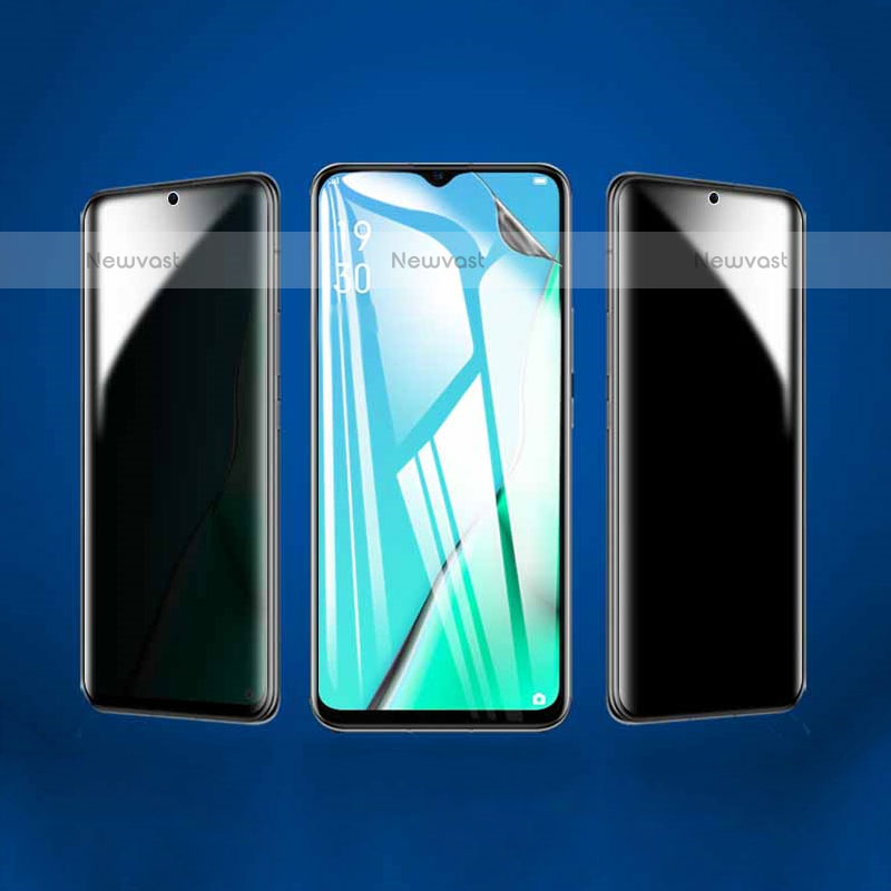 Tempered Glass Anti-Spy Screen Protector Film for OnePlus Nord N300 5G Clear