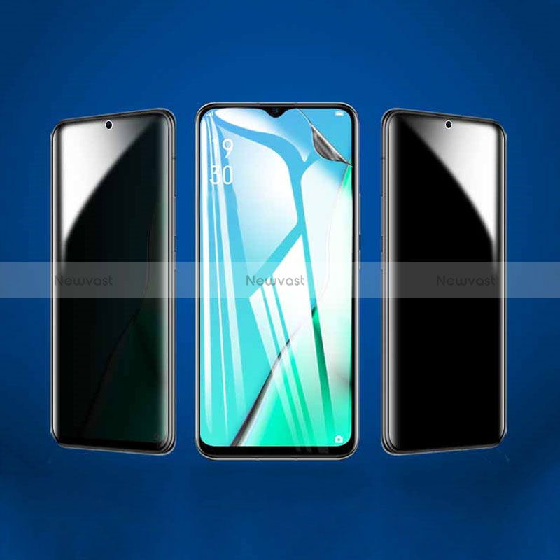 Tempered Glass Anti-Spy Screen Protector Film for Oppo A53s 5G Clear
