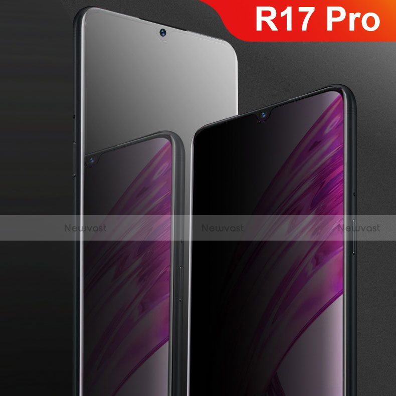 Tempered Glass Anti-Spy Screen Protector Film for Oppo R17 Pro Clear
