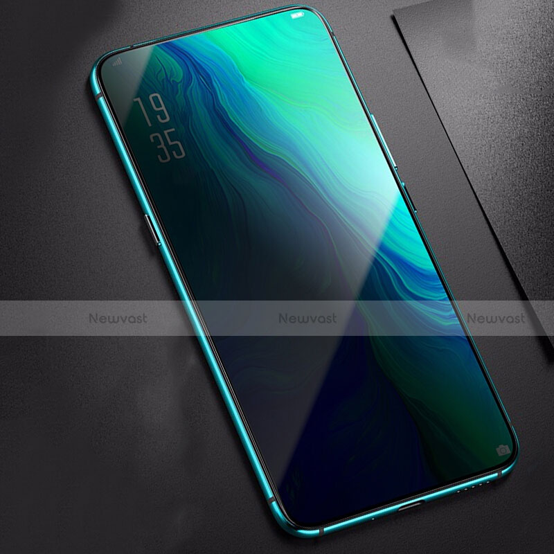 Tempered Glass Anti-Spy Screen Protector Film for Oppo Reno Black