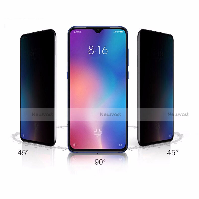 Tempered Glass Anti-Spy Screen Protector Film for Oppo Reno Z Clear