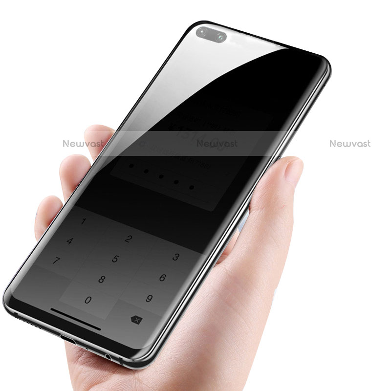 Tempered Glass Anti-Spy Screen Protector Film for Oppo Reno4 Z 5G Clear