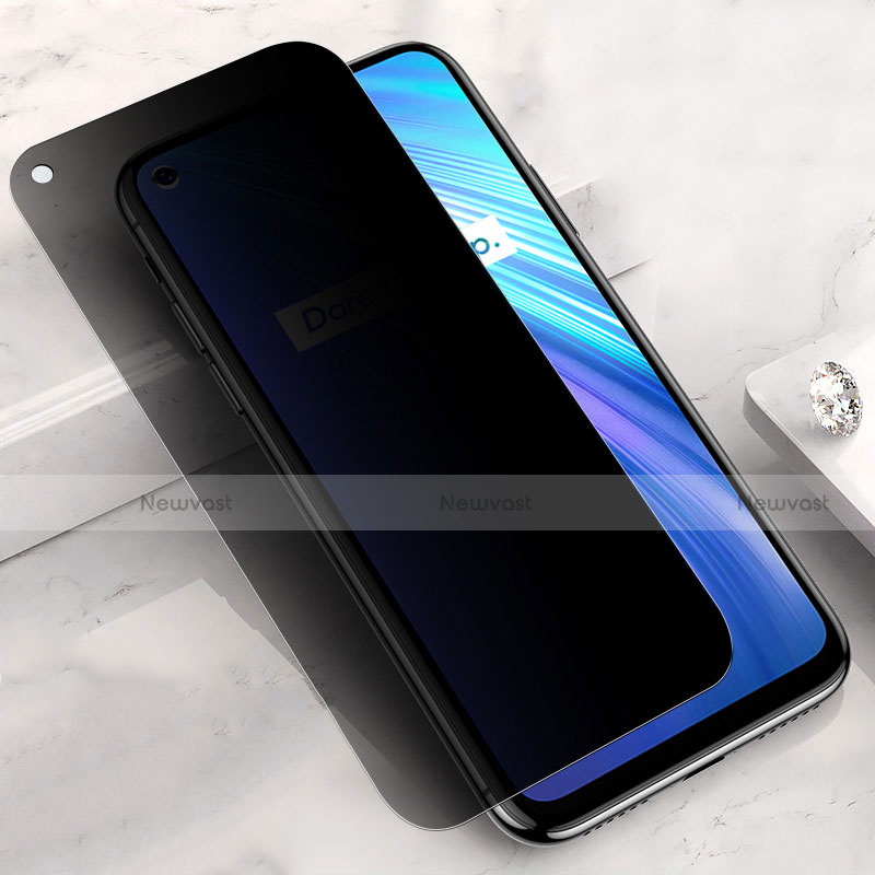Tempered Glass Anti-Spy Screen Protector Film for Realme 6 Clear