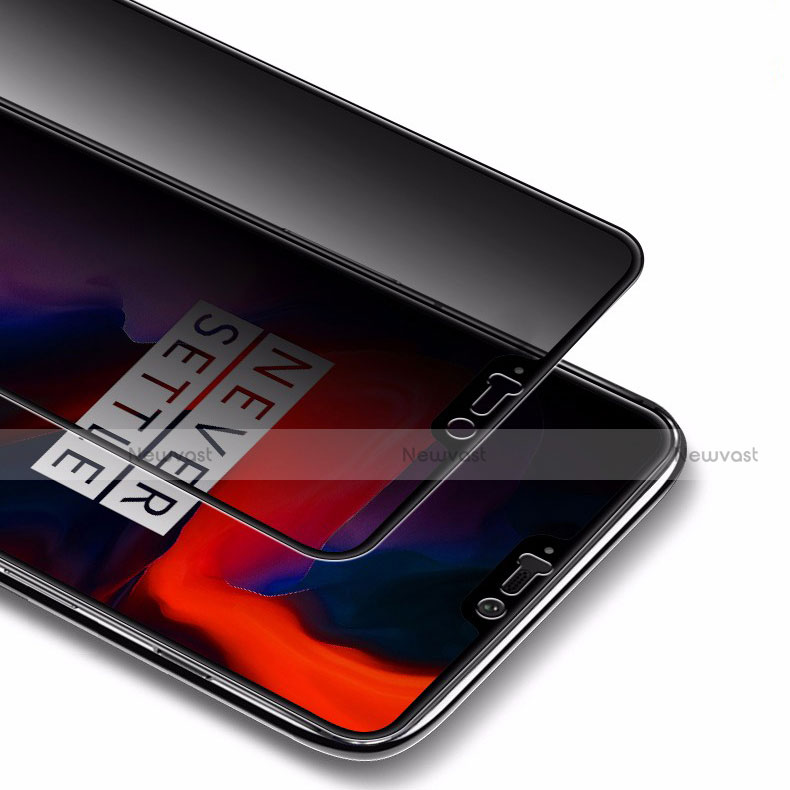 Tempered Glass Anti-Spy Screen Protector Film M01 for OnePlus 6 Clear