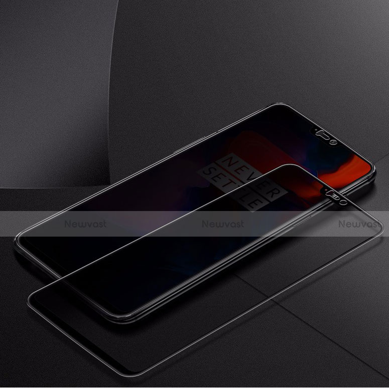 Tempered Glass Anti-Spy Screen Protector Film M01 for OnePlus 6 Clear