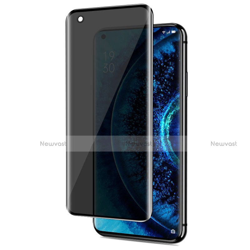 Tempered Glass Anti-Spy Screen Protector Film M02 for Oppo Find X2 Pro Clear