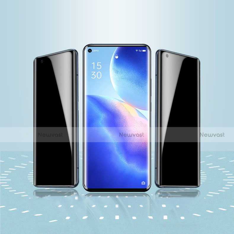 Tempered Glass Anti-Spy Screen Protector Film M02 for Oppo Reno5 Pro 5G Clear