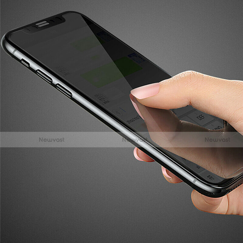 Tempered Glass Anti-Spy Screen Protector Film S01 for Apple iPhone X Clear