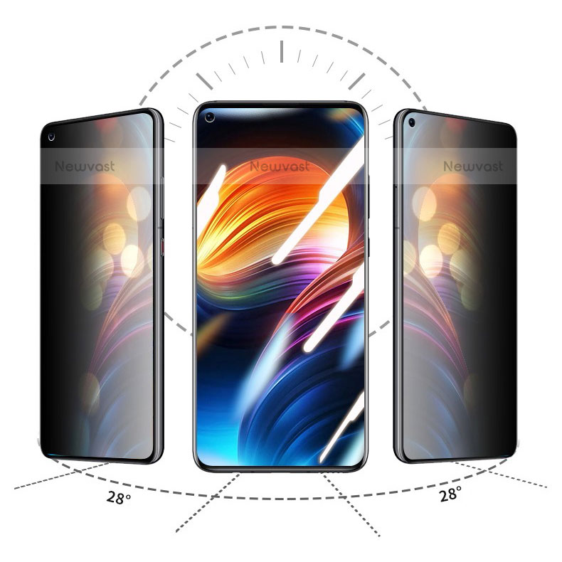 Tempered Glass Anti-Spy Screen Protector Film S01 for Oppo Find X3 Pro 5G Clear