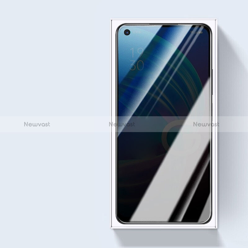 Tempered Glass Anti-Spy Screen Protector Film S08 for Oppo Reno5 Z 5G Clear