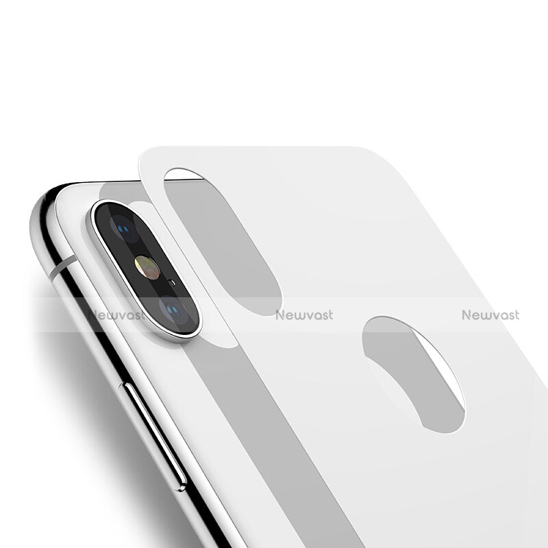Tempered Glass Back Protector Film B03 for Apple iPhone Xs Max White