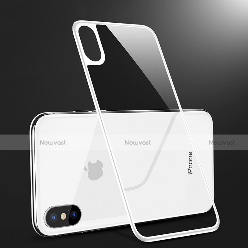 Tempered Glass Back Protector Film B09 for Apple iPhone Xs Max White