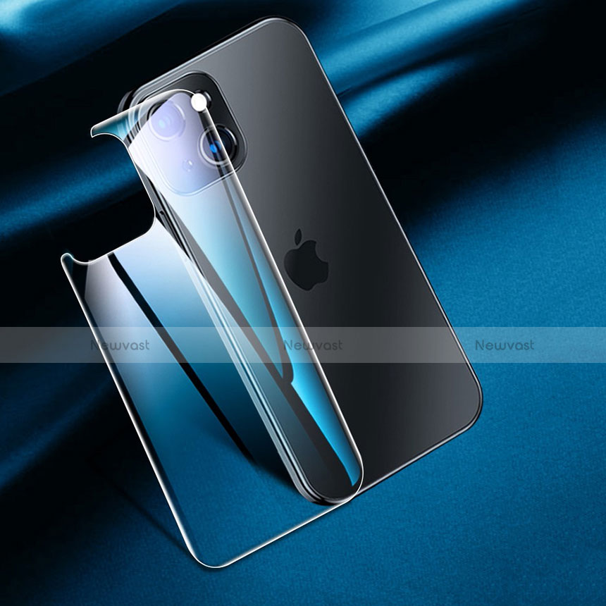 Tempered Glass Back Protector Film for Apple iPhone 15 Clear