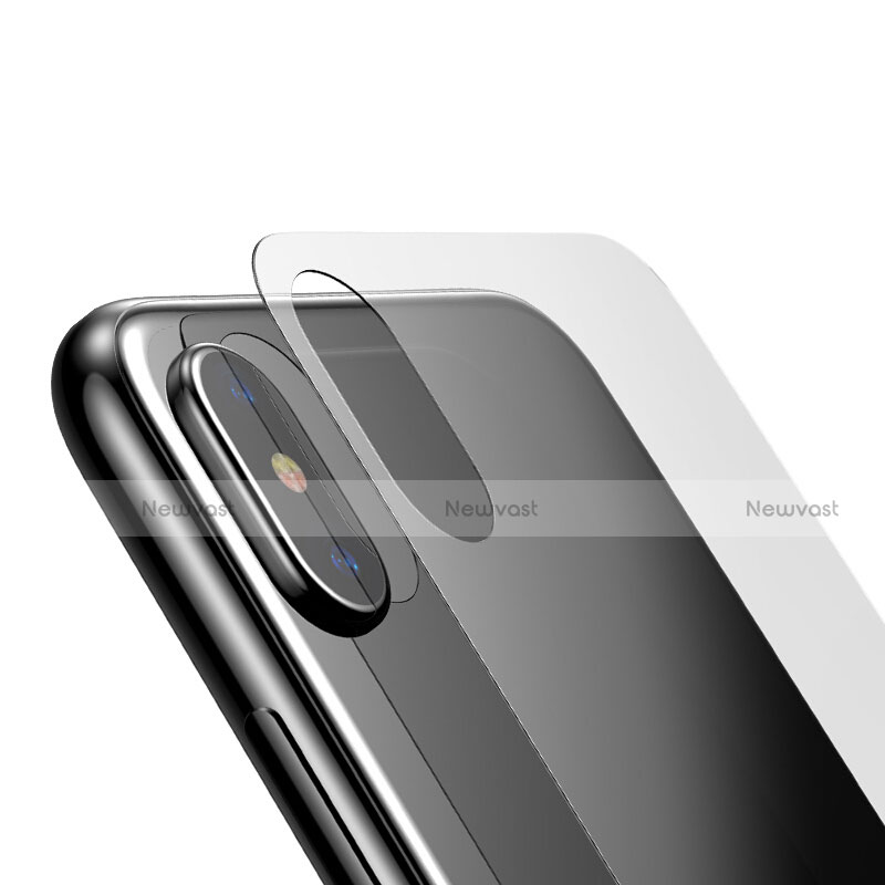 Tempered Glass Back Protector Film for Apple iPhone Xs Max Clear