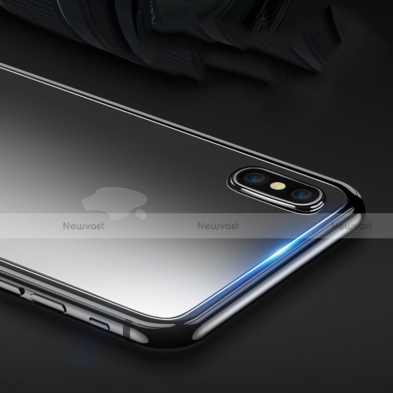 Tempered Glass Back Protector Film Z01 for Apple iPhone X Black