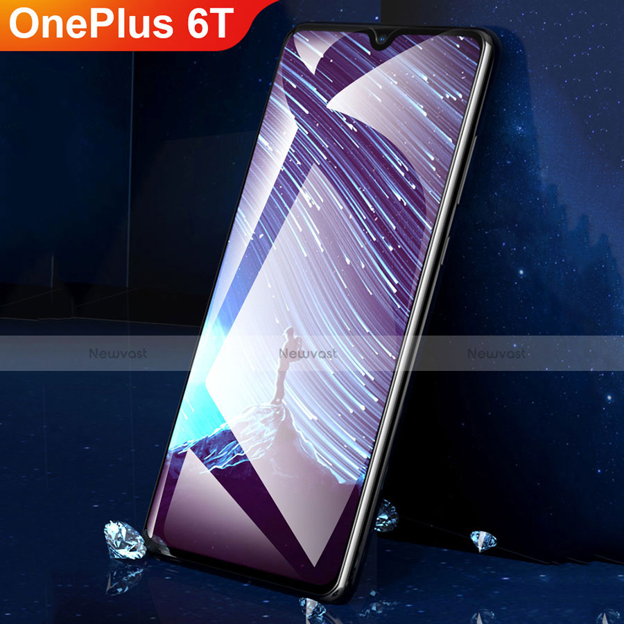 Tempered Glass Full Screen Protector Tempered Glass for OnePlus 6T Black