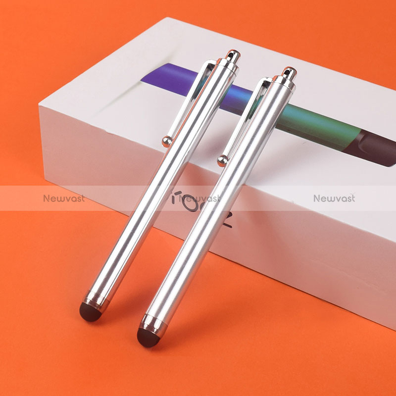 Touch Screen Stylus Pen Universal 2PCS H03 Silver