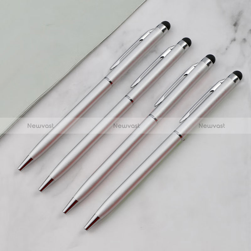 Touch Screen Stylus Pen Universal 4PCS Silver