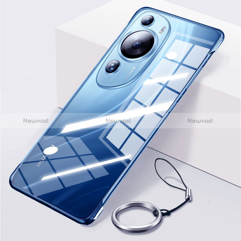 Transparent Crystal Frameless Hard Case Back Cover for Huawei P60 Art