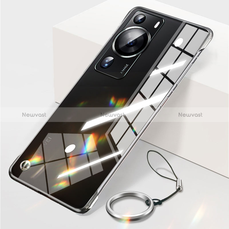 Transparent Crystal Frameless Hard Case Back Cover for Huawei P60 Pro