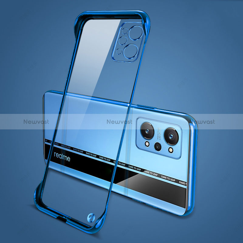 Transparent Crystal Frameless Hard Case Back Cover for Realme GT Neo 3T 5G