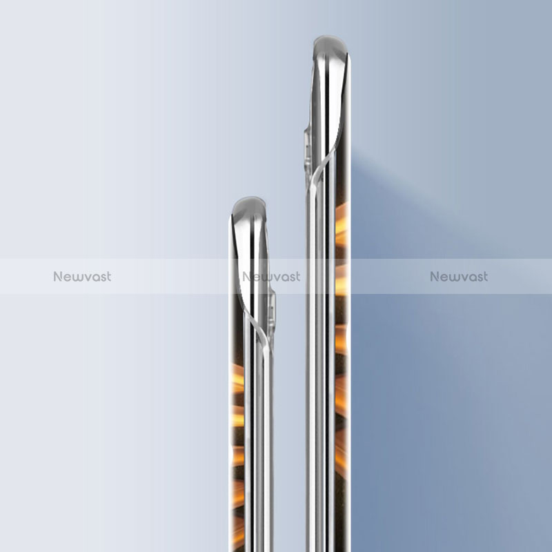 Transparent Crystal Frameless Hard Case Back Cover for Vivo X70 5G