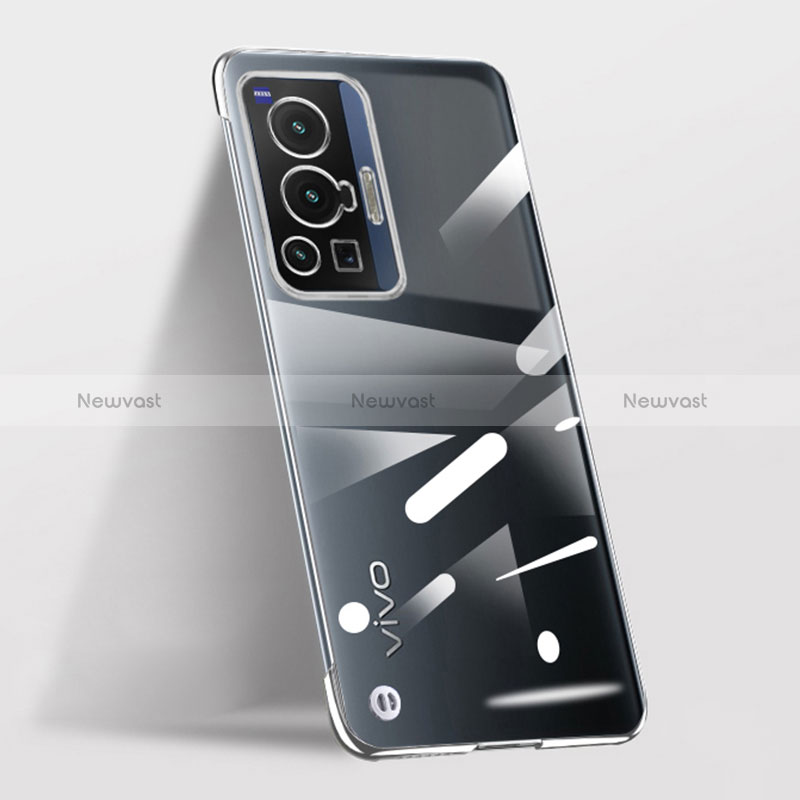 Transparent Crystal Frameless Hard Case Back Cover for Vivo X70 Pro 5G