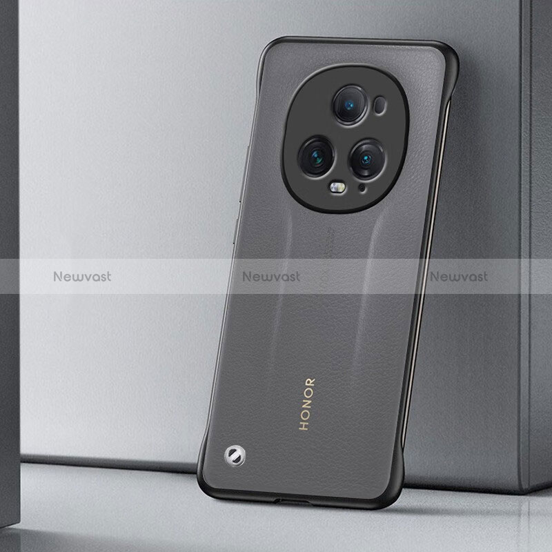 Transparent Crystal Frameless Hard Case Back Cover H01 for Huawei Honor Magic5 Ultimate 5G Black