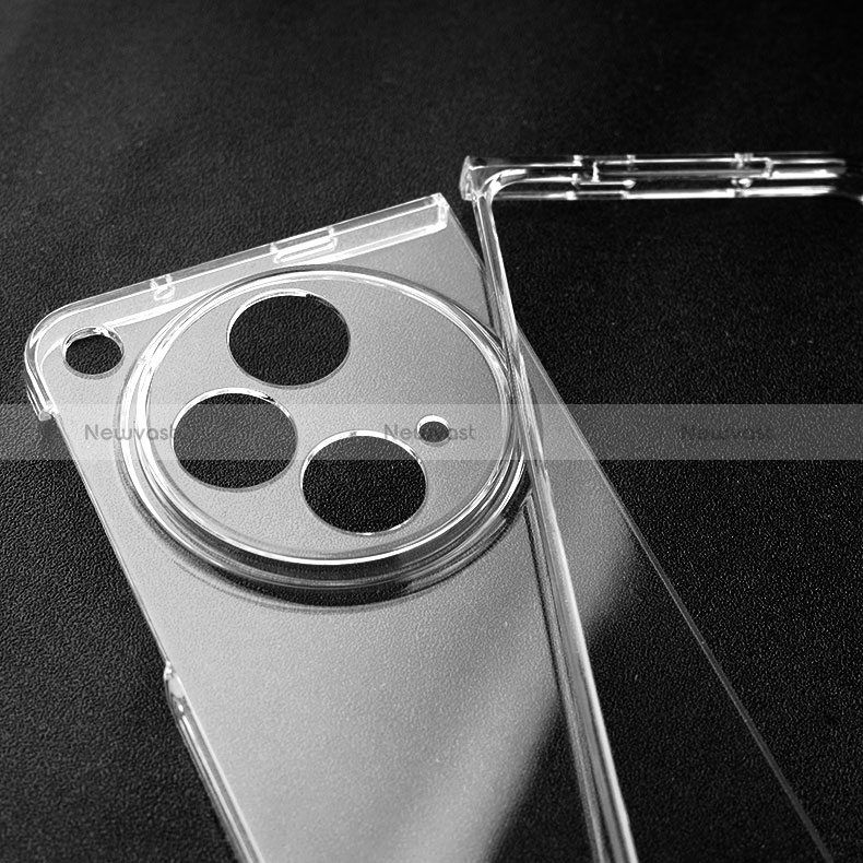 Transparent Crystal Hard Case Back Cover for Oppo Find N3 5G Clear