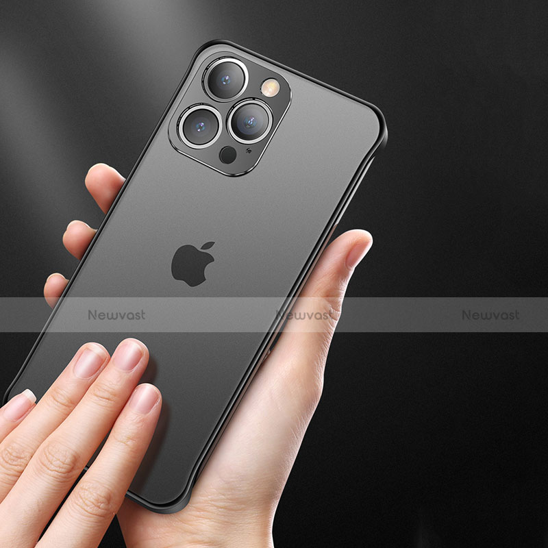 Transparent Crystal Hard Case Back Cover H01 for Apple iPhone 13 Pro