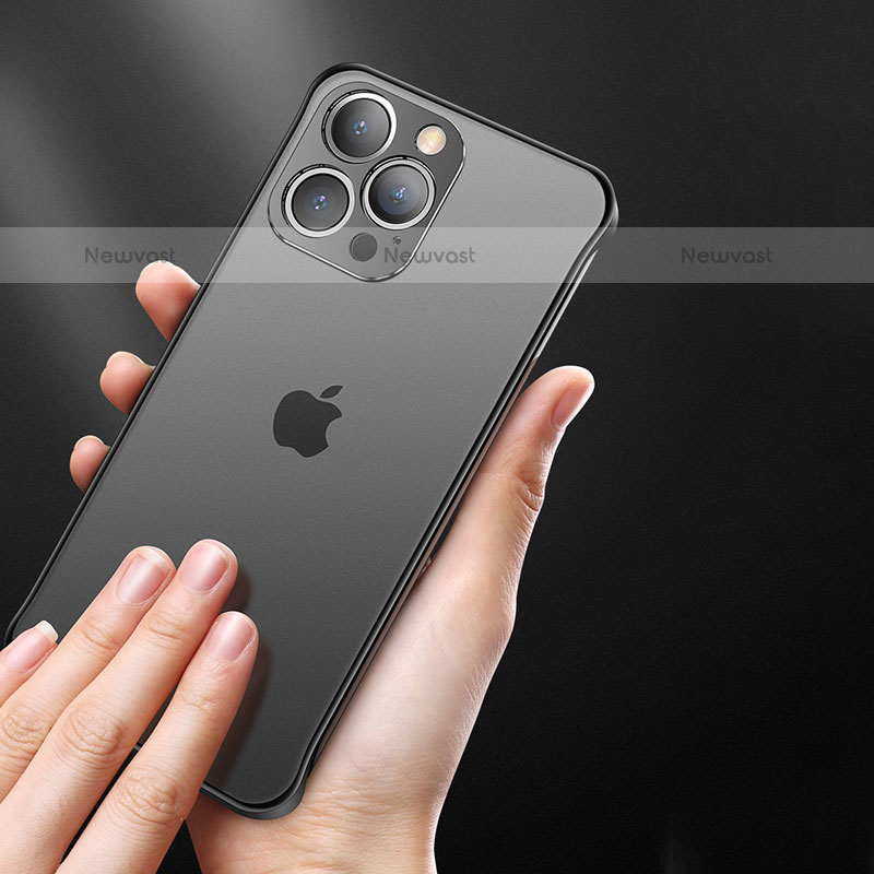 Transparent Crystal Hard Case Back Cover H01 for Apple iPhone 15 Pro