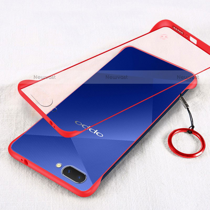 Transparent Crystal Hard Case Back Cover H01 for Oppo A12e
