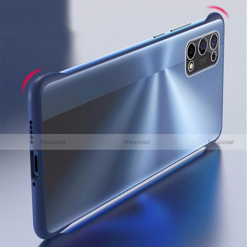 Transparent Crystal Hard Case Back Cover H01 for Oppo K7x 5G