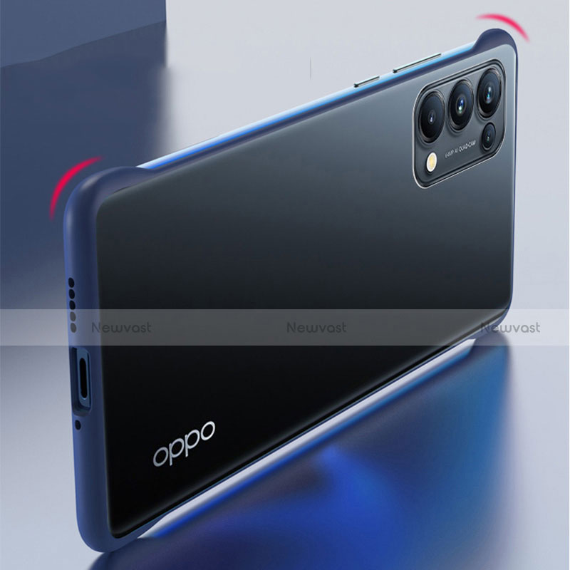 Transparent Crystal Hard Case Back Cover H01 for Oppo Reno5 5G