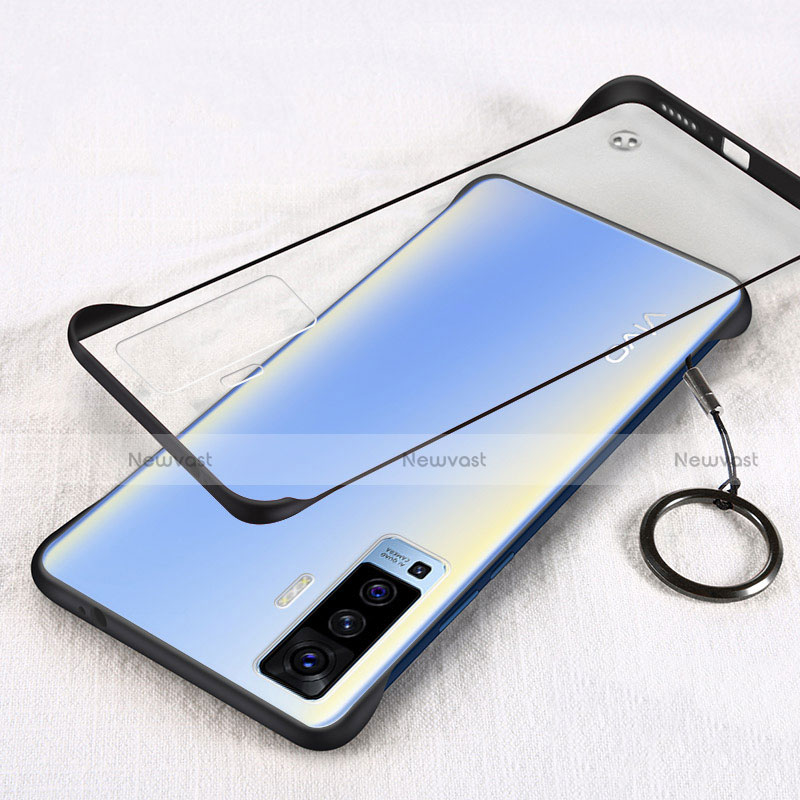 Transparent Crystal Hard Case Back Cover H01 for Vivo X50 5G