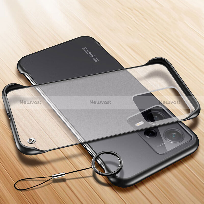 Transparent Crystal Hard Case Back Cover H01 for Xiaomi Redmi Note 12 Pro 5G