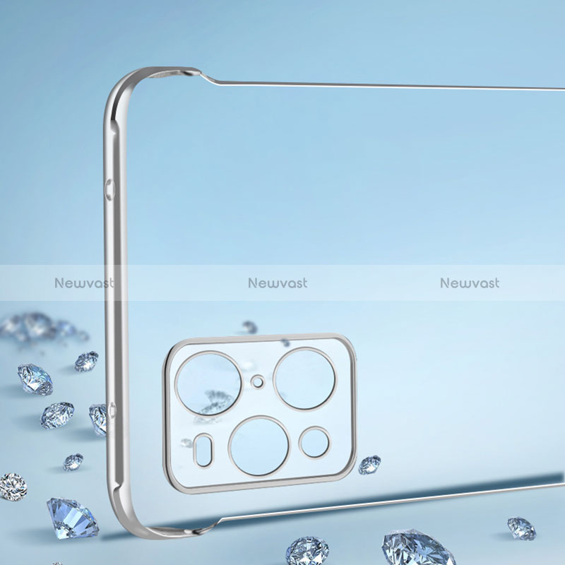 Transparent Crystal Hard Case Back Cover H02 for Oppo Find X3 5G