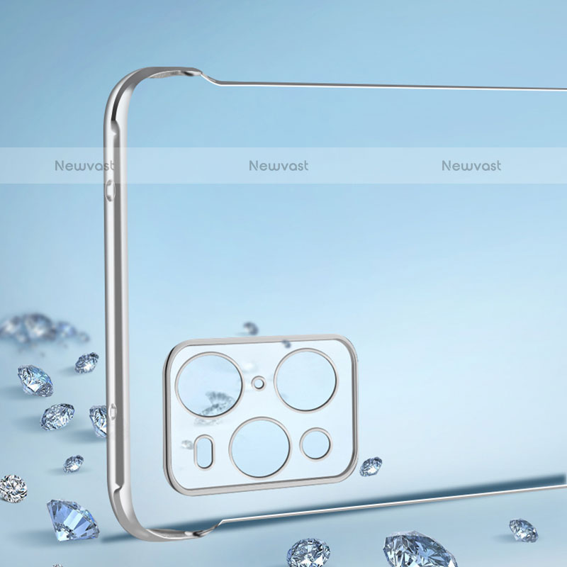 Transparent Crystal Hard Case Back Cover H02 for Oppo Find X3 Pro 5G