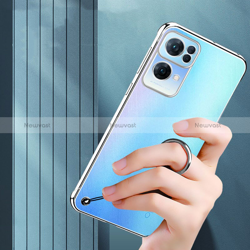 Transparent Crystal Hard Case Back Cover H02 for Oppo Reno7 Pro 5G