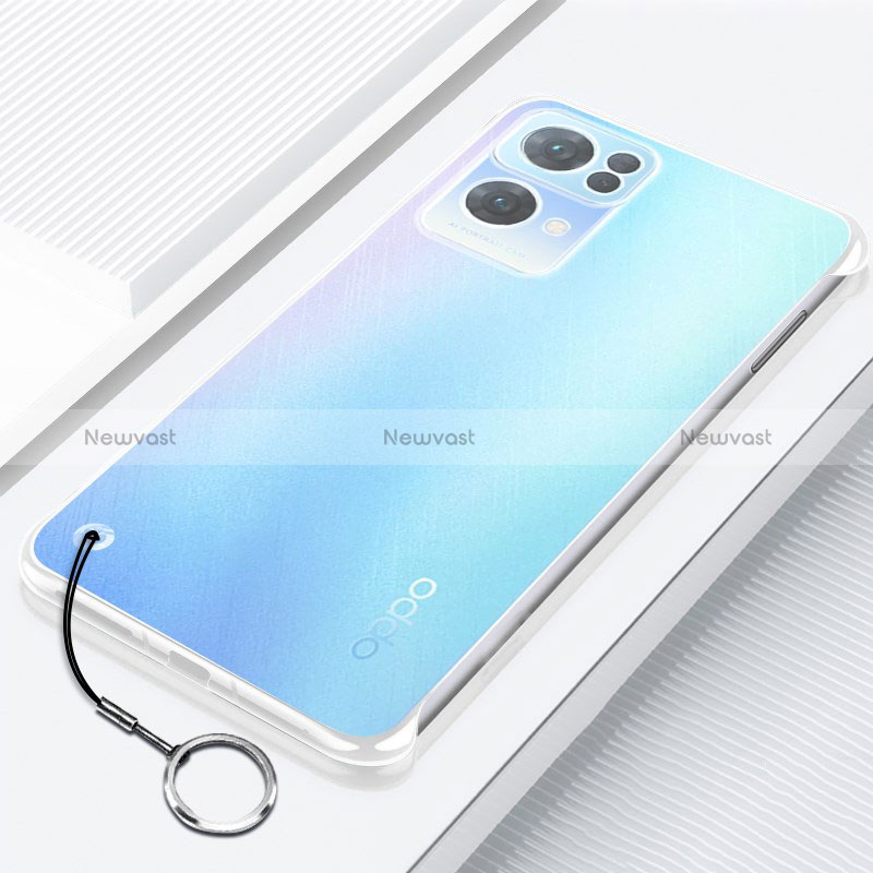 Transparent Crystal Hard Case Back Cover H02 for Oppo Reno7 Pro 5G