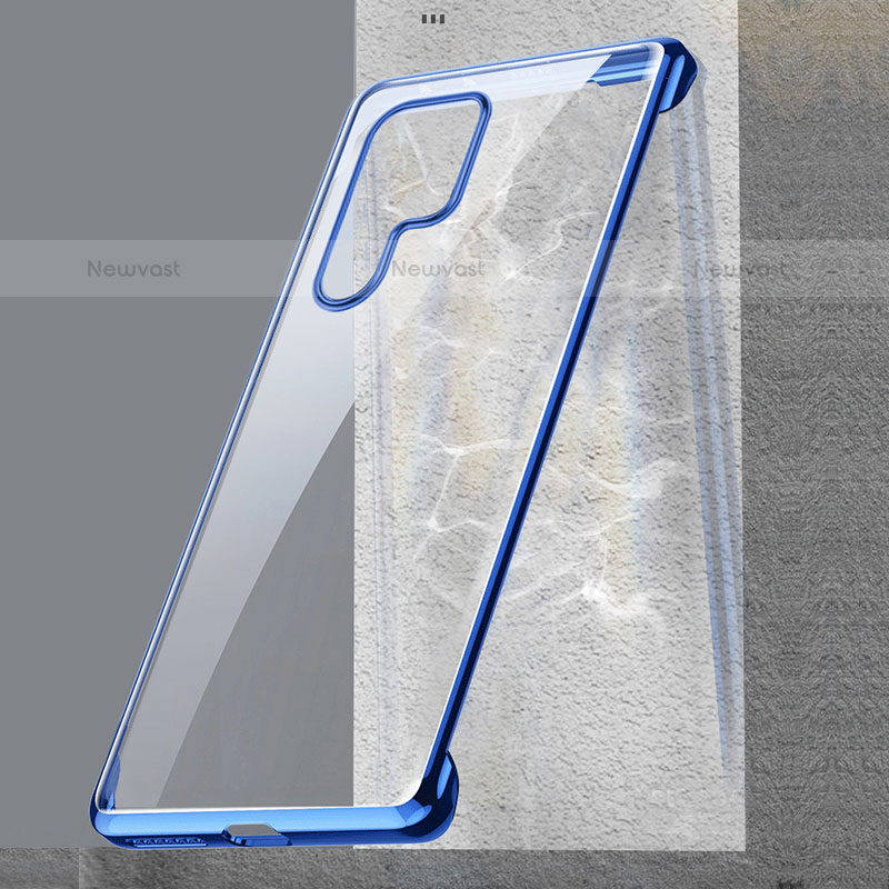 Transparent Crystal Hard Case Back Cover H02 for Samsung Galaxy S22 Ultra 5G