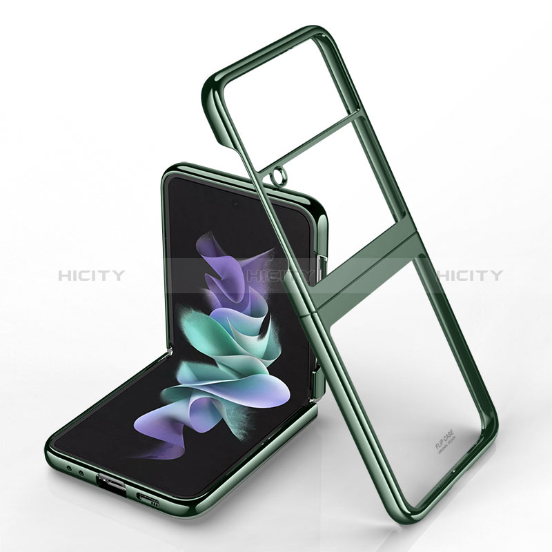 Transparent Crystal Hard Case Back Cover H02 for Samsung Galaxy Z Flip4 5G