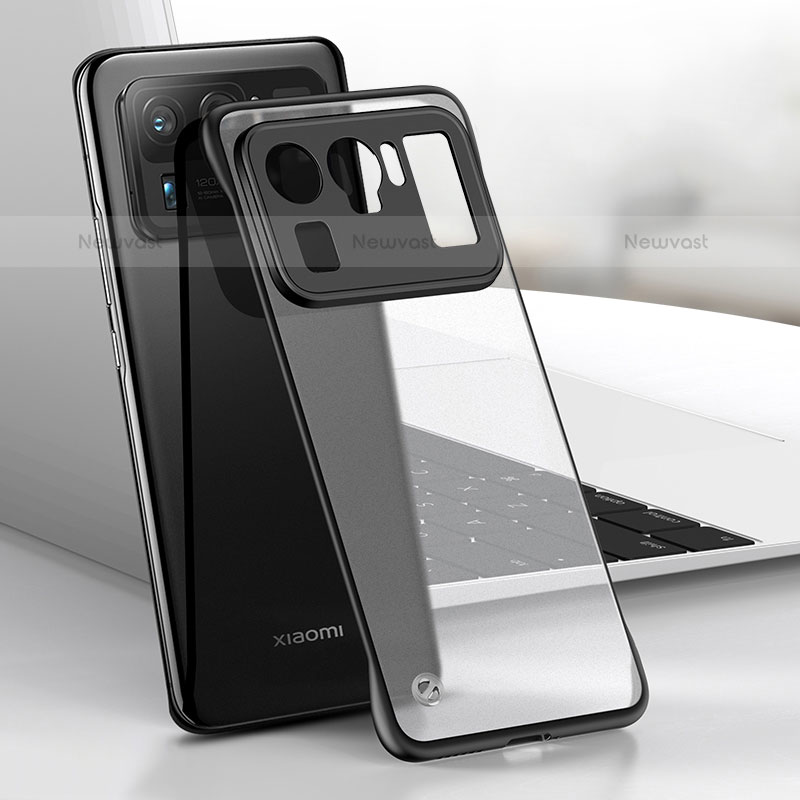 Transparent Crystal Hard Case Back Cover H02 for Xiaomi Mi 11 Ultra 5G Black
