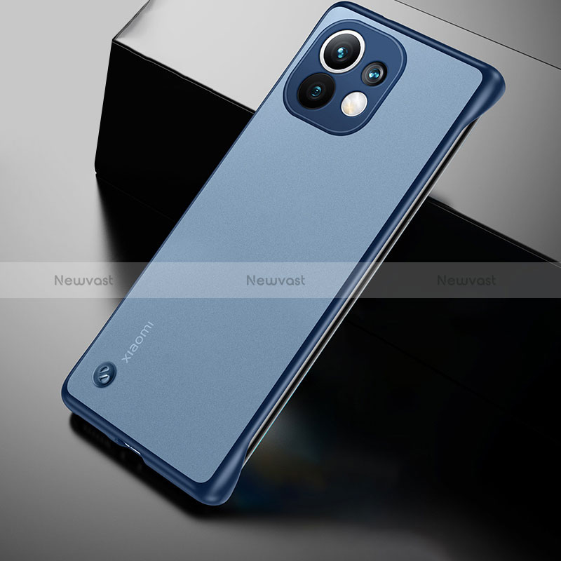 Transparent Crystal Hard Case Back Cover H02 for Xiaomi Mi Mix 4 5G Blue