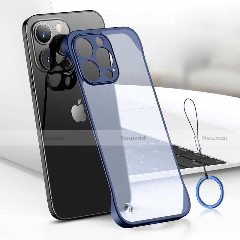Transparent Crystal Hard Case Back Cover H03 for Apple iPhone 13 Pro
