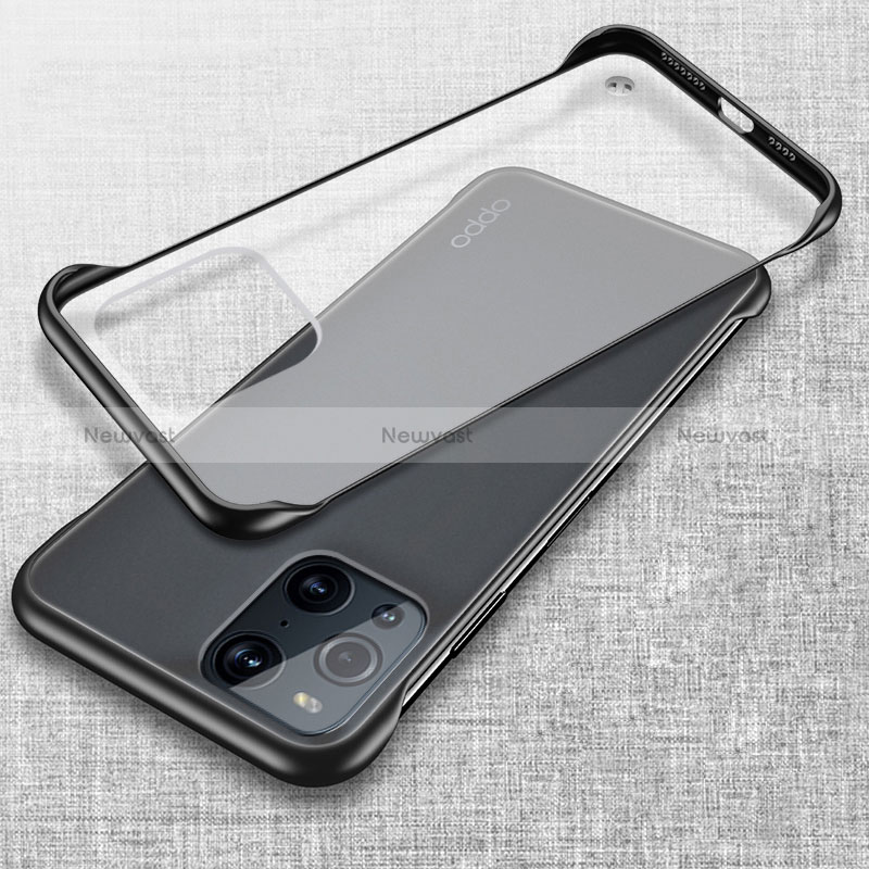 Transparent Crystal Hard Case Back Cover H03 for Oppo Find X3 5G